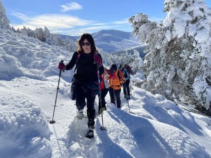 Rutas de Raquetas de Nieve en la sierra de Guadarrama