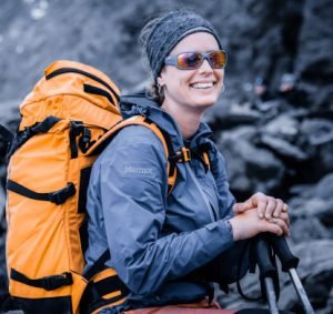Mujer en la Montaña Patagonitana
